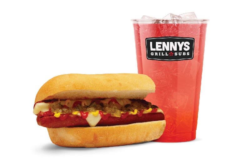 Lenny's Snackable Hot Dog 5" Meal Main Image