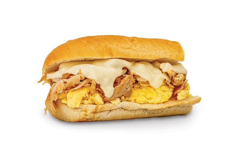 Chicken Philly, Egg & Cheese Sub